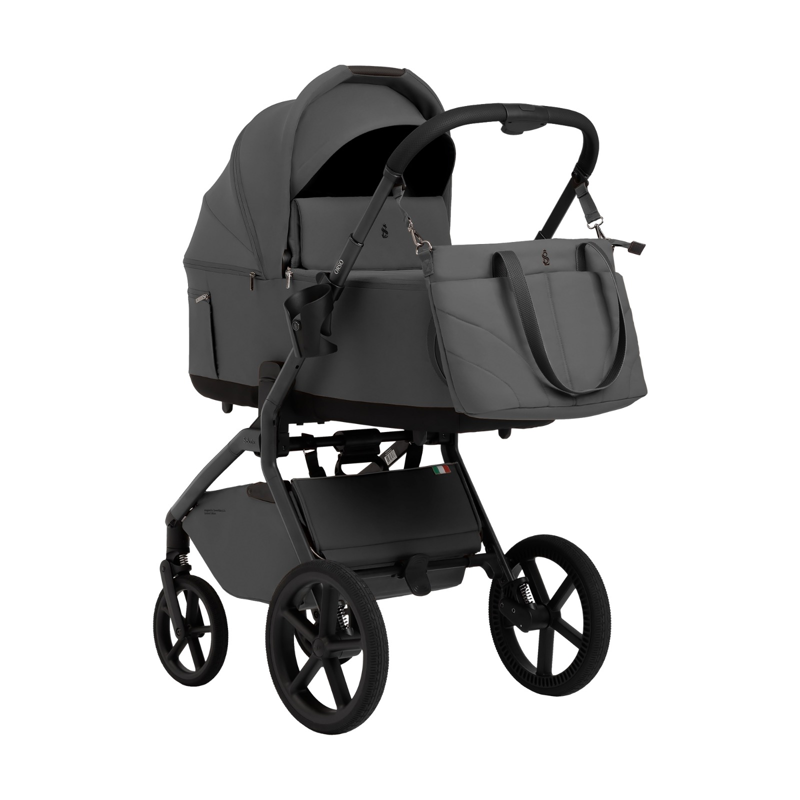 Коляска 2 в 1 Sweet Baby SBL Orso Dark Grey 2