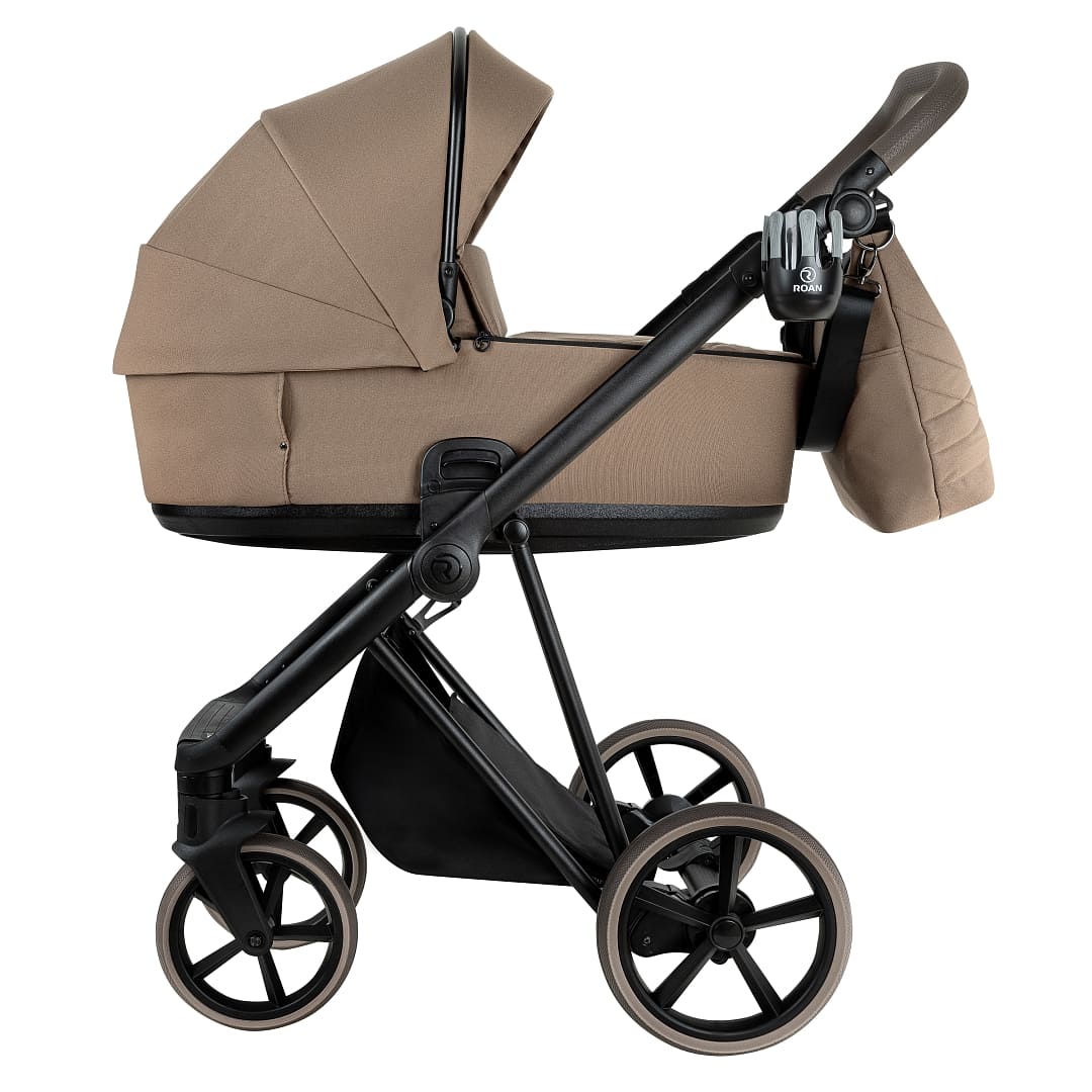 Коляска 2 в 1 ROAN SOL VINTAGE Luxury на черной раме 1 Коляска 2 в 1 ROAN SOL 2.0
