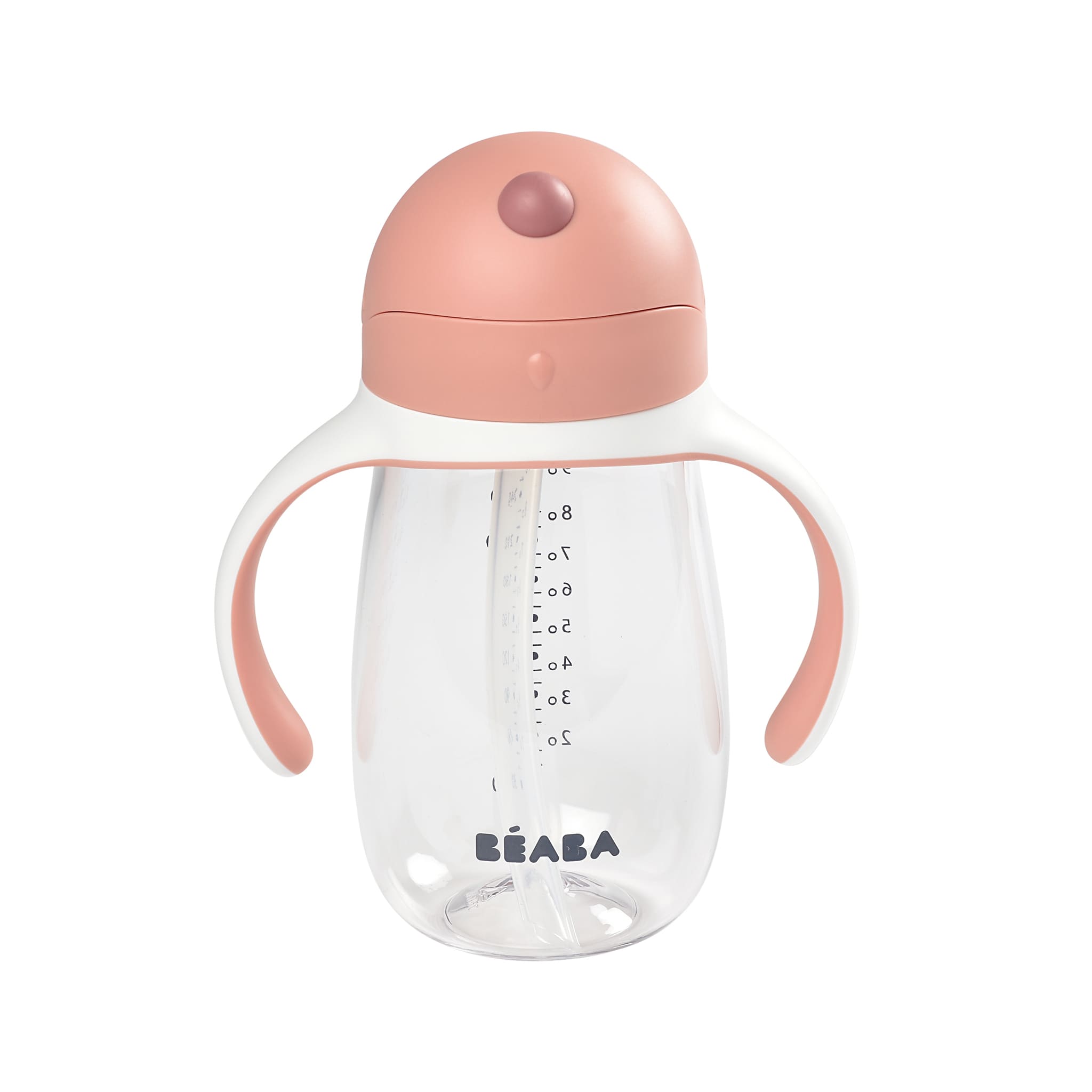 Поильник Beaba 300 ml / STRAW CUP 300 ML OLD PINK 5 поильник