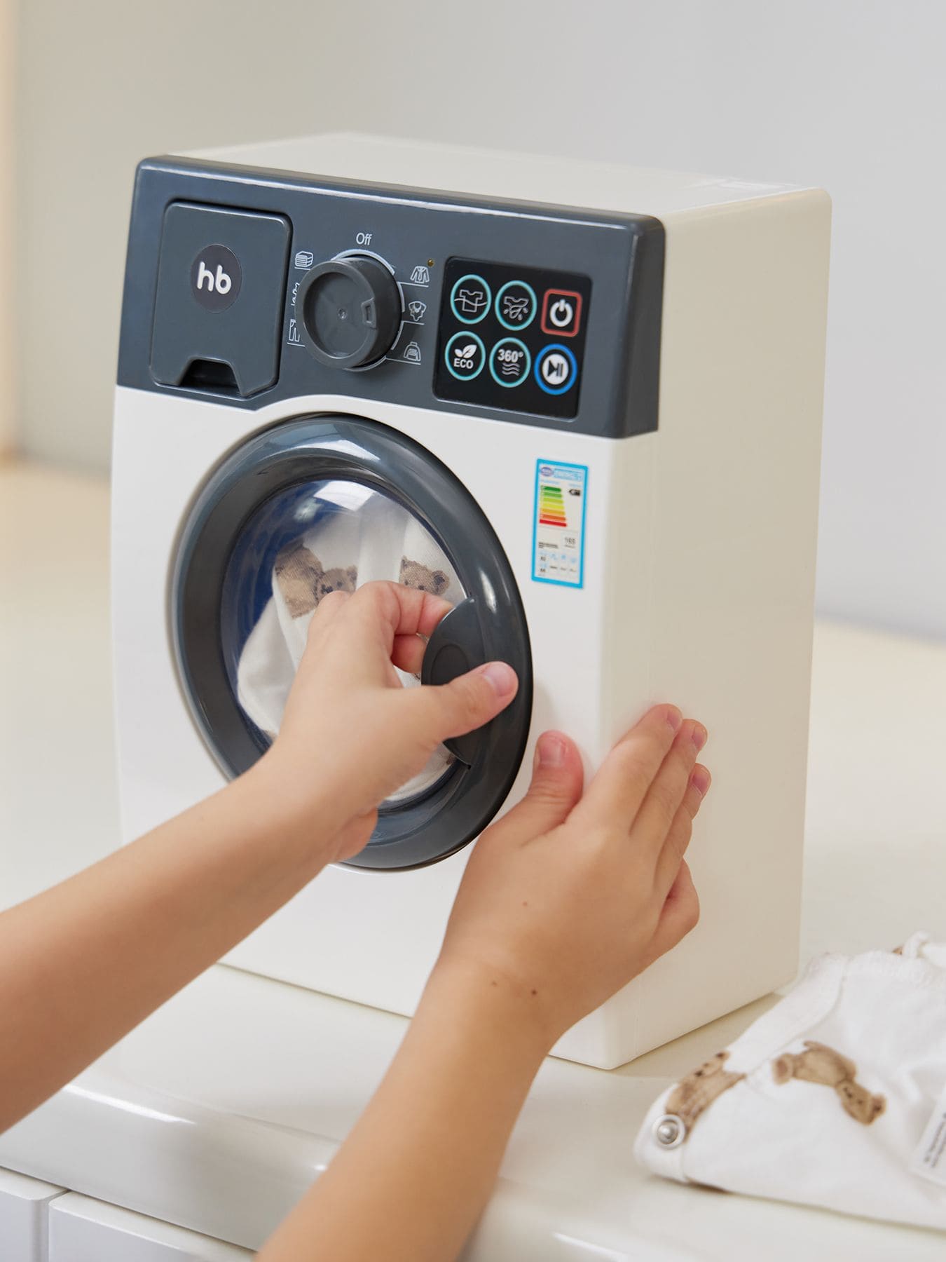 Игрушечная стиральная машина Happy baby SPIN TIME 10 стиральная машинка