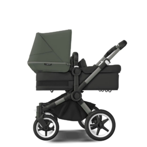 bugaboo-donkey-5-twin-gra-seat-black-canopy-forest-green