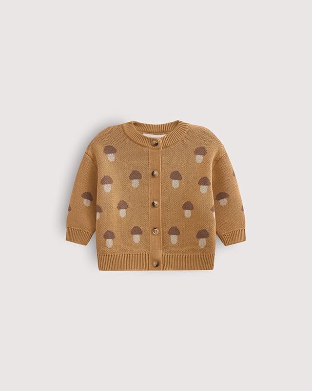 кардиган грибочки