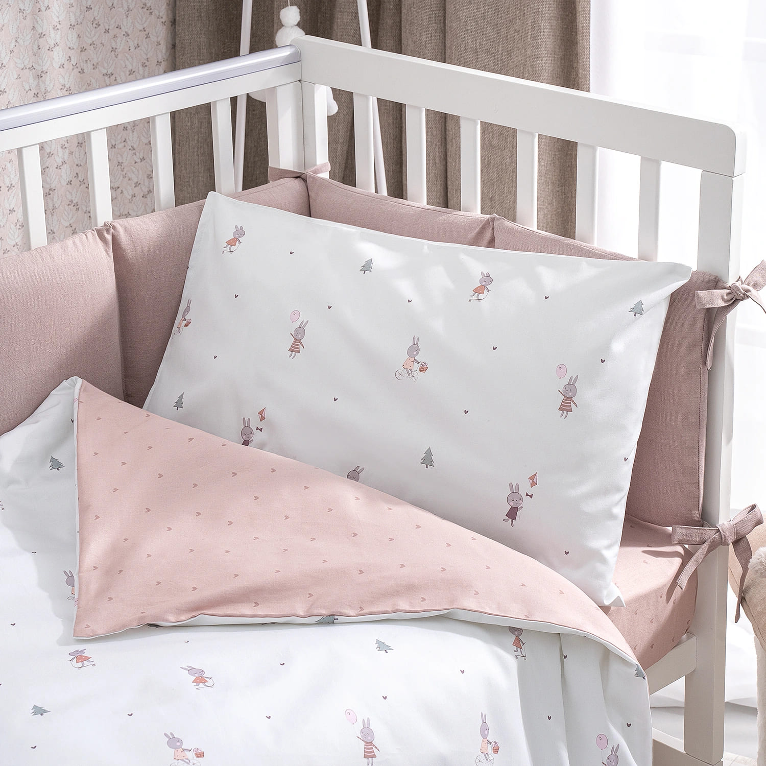 Комплект постельного белья Perina "Bunnies" 3 предмета 2 комплект постельного белья