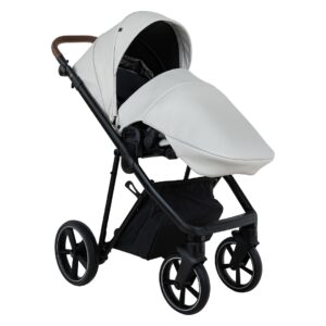 Коляска 2 в 1 ROAN SOL VINTAGE Luxury leather на черной раме 27 roan sol vintage