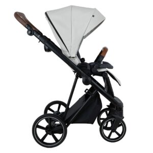 Коляска 2 в 1 ROAN SOL VINTAGE Luxury leather на черной раме 29 roan sol vintage