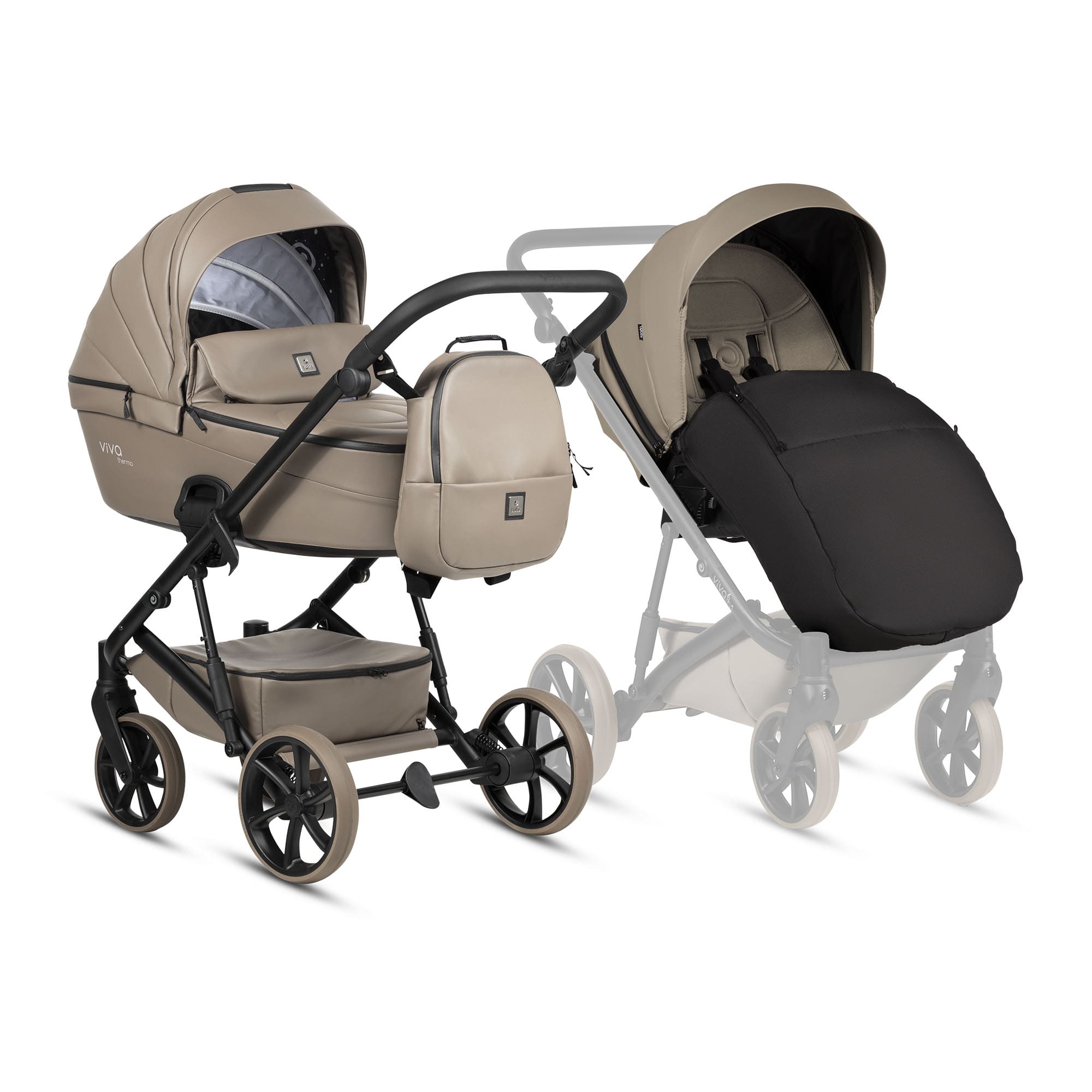 Коляска 2в1 Tutis VIVA 6+ LEATHER (NEW) 1