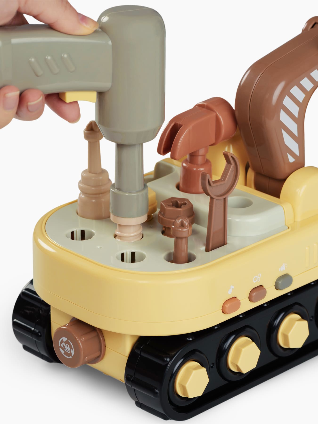 Игрушечный экскаватор-конструктор Happy Baby HAPPY DIGGER «ХЭПИ ДИГЕР»