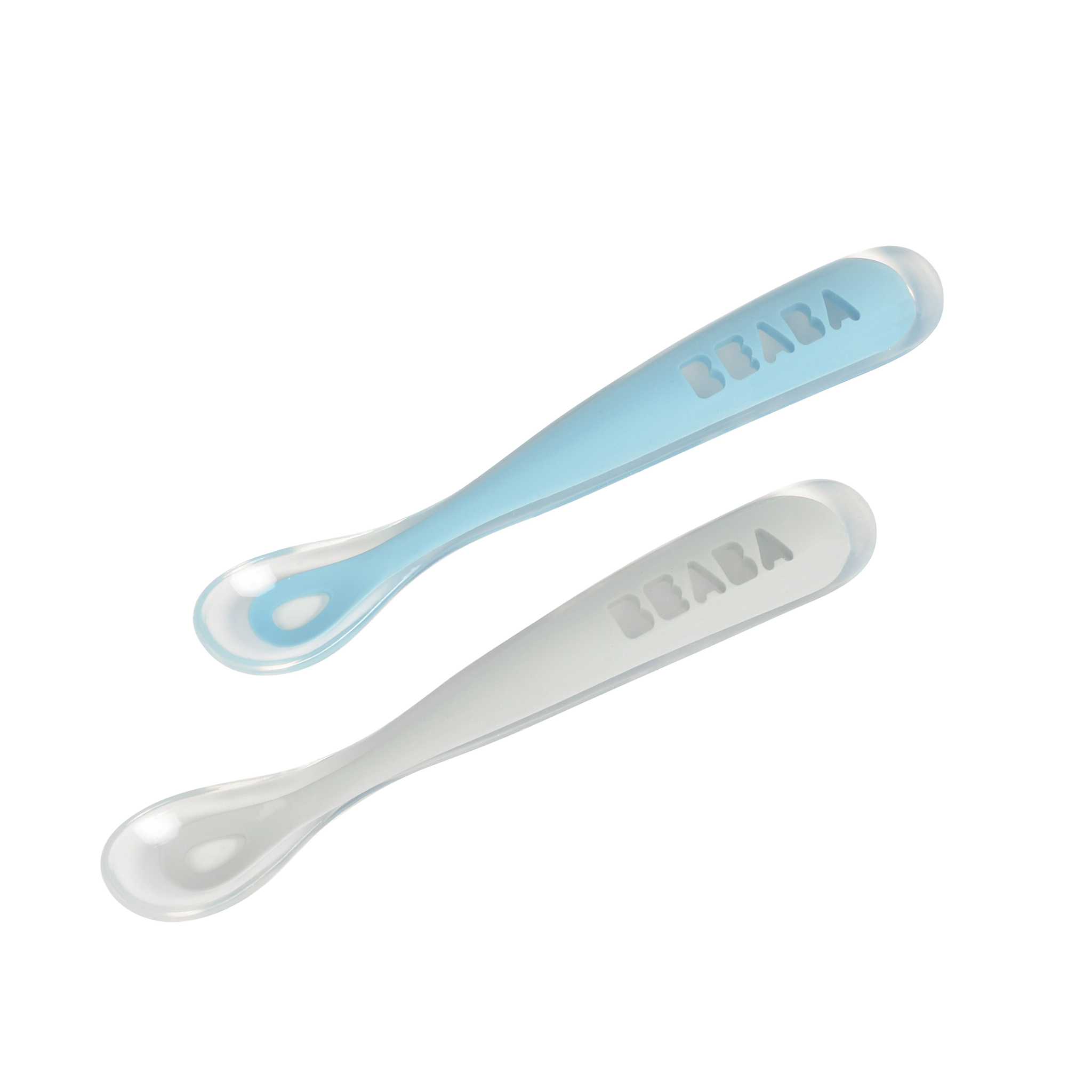 Набор эргономических ложек Beaba Lot 2 Cuil Sil 1er age BT 1