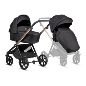 Коляска 2в1 Tutis MIO 3+ BLACK EDITION 2026