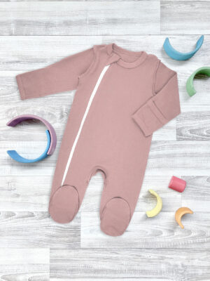 Комбинезон Mjolk Sleep and Play Desert Rose, швы наружу