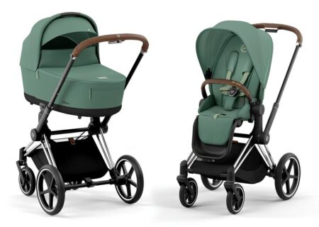 Коляска 2в1 Cybex Priam IV рама Chrome Brown