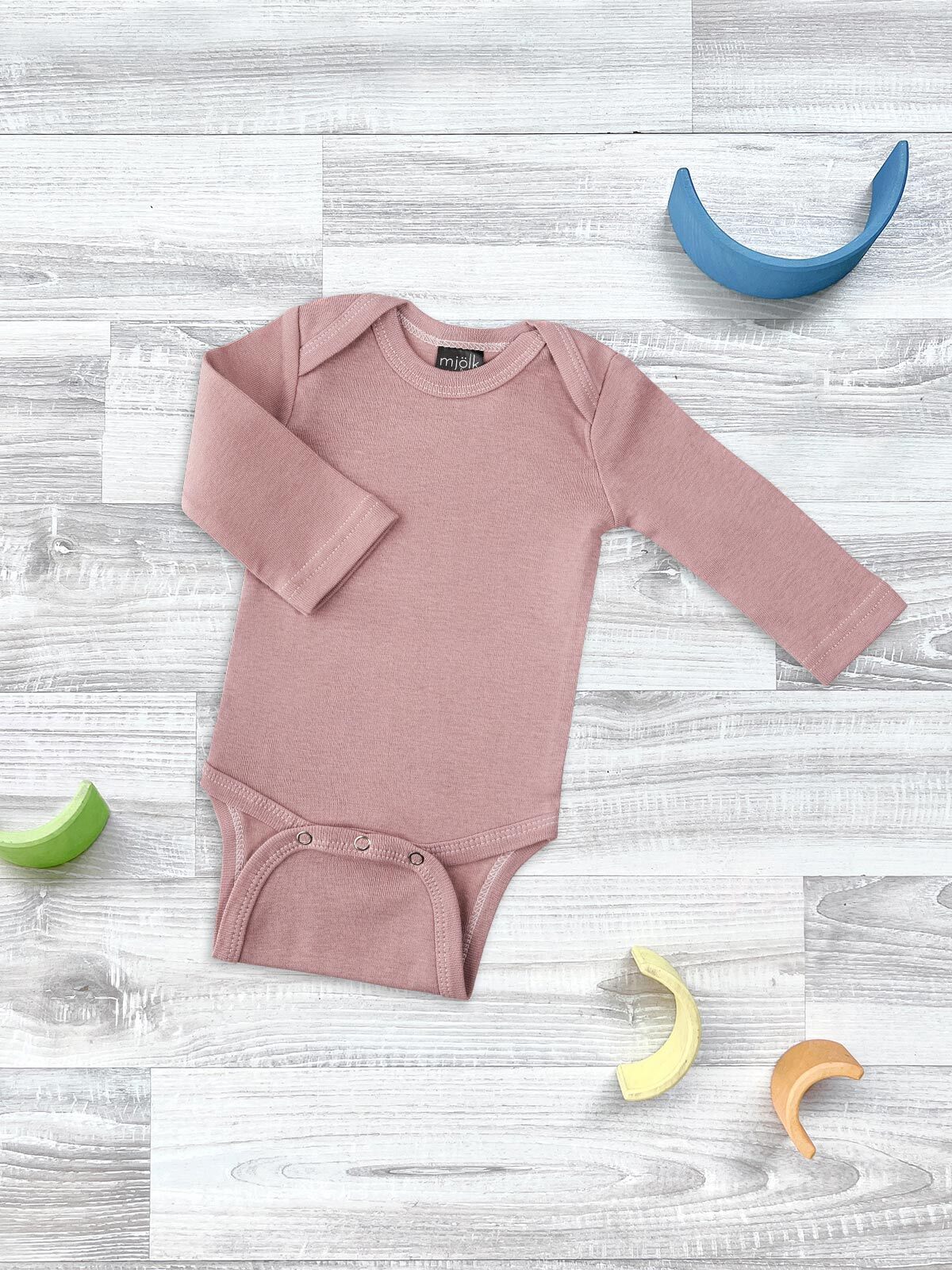 Боди Mjolk Desert Rose с длинным рукавом 1 Боди Mjolk Desert Rose с длинным рукавом