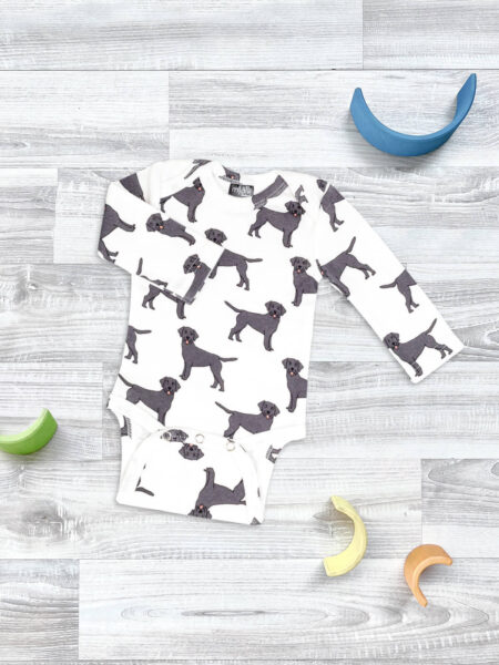 Боди Mjolk Собачки New с длинным рукавом