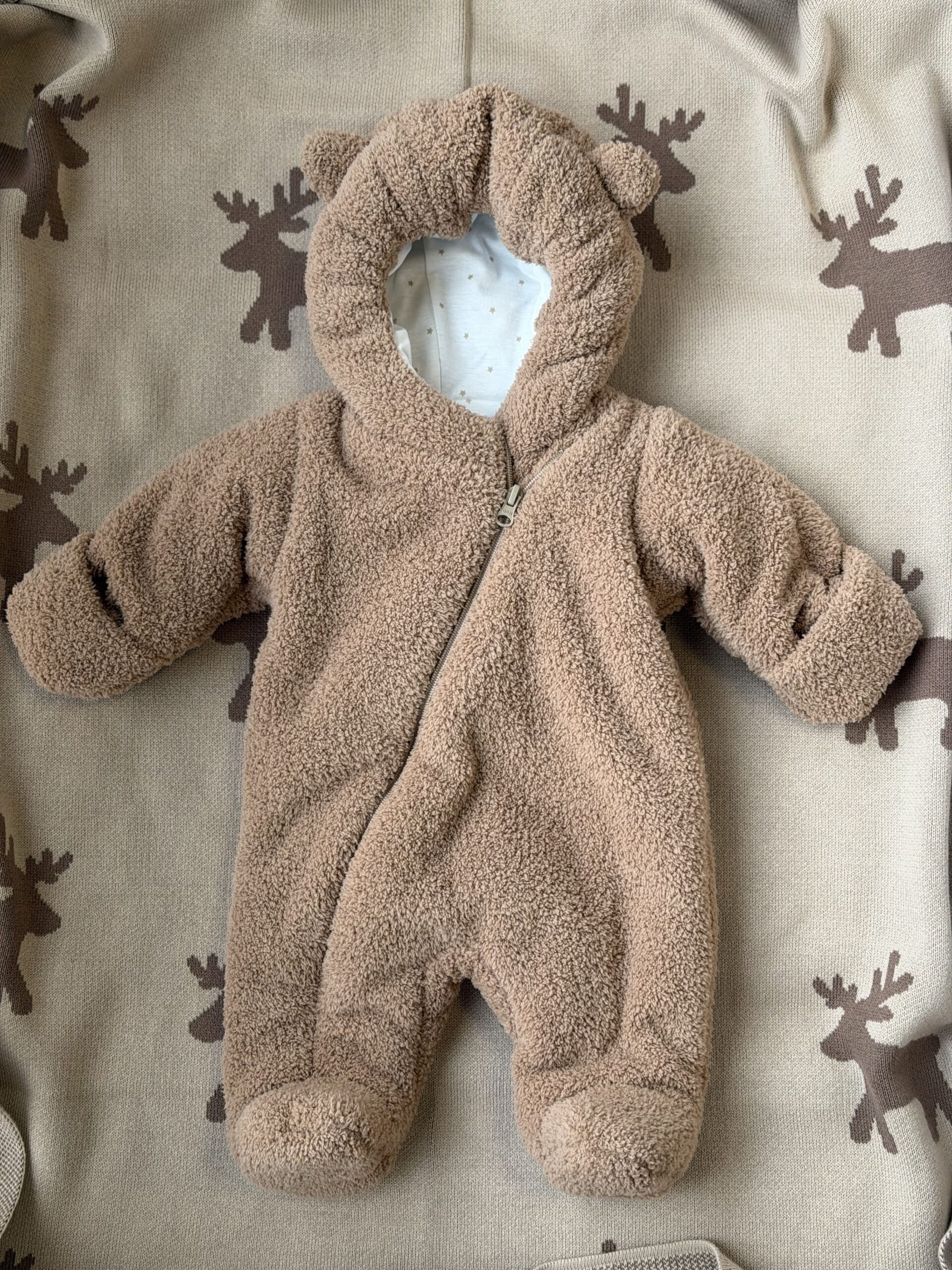 Комбинезон MATUSHKIN "Медвежонок" утепленный, велсофт 1 Комбинезон MATUSHKIN “Медвежонок” утепленный, велсофт