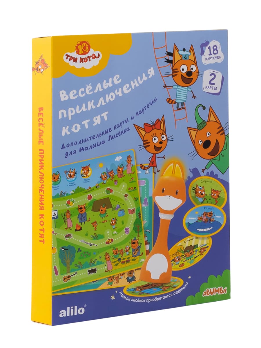 Набор Abumba для игры и обучения «Весёлые приключения котят» (карты, карточки) 1 Набор Abumba для игры и обучения «Весёлые приключения котят» (карты, карточки)