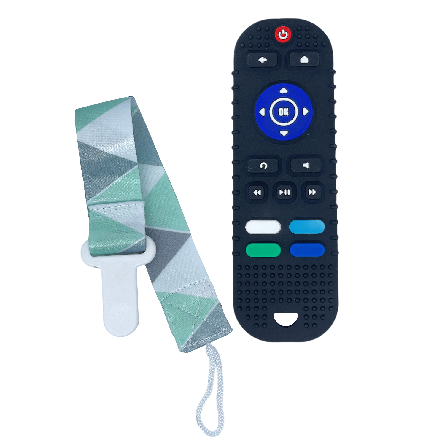 Прорезыватель Roxy Kids силиконовый Пульт от телевизора с держателем