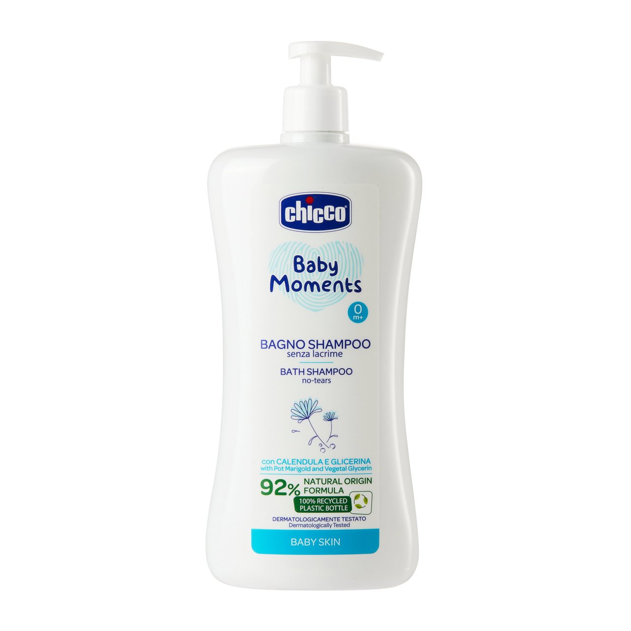 Пена-шампунь без слез Chicco Baby Moments 750 мл 1 Пена-шампунь без слез Chicco Baby Moments 750 мл