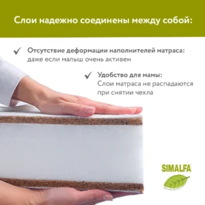 Матрас в кроватку PLITEX Eco Soft 119х60х12 22